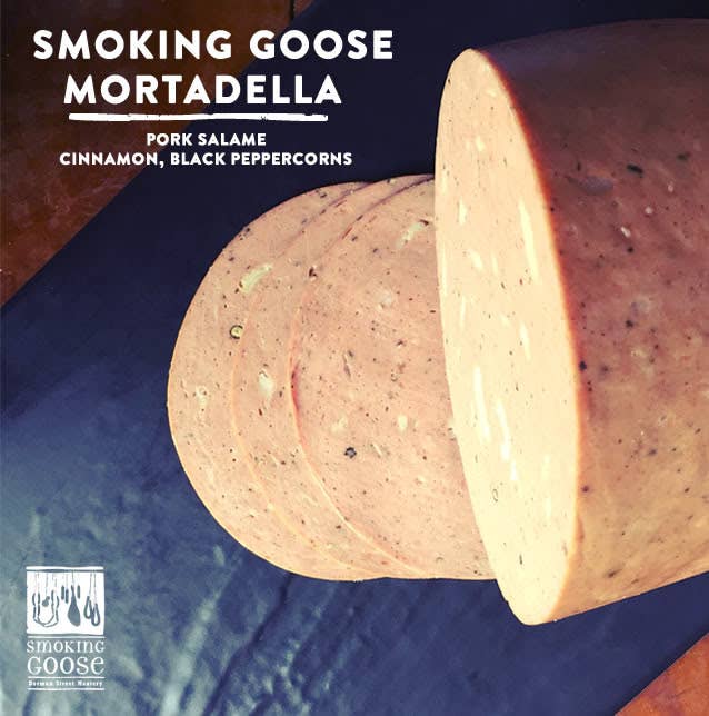 Smoking Goose - Mortadella: Sliced Retail: 12oz each