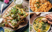 Half Baked Harvest Quick & Coz cookbook features grilled quesadillas, baked mac & cheese, and chicken-orzo soup, showcasing comforting, flavorful dishes from Tieghan Gerard.