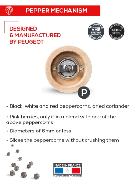 Peugeot | Paris u'Select Pacific Blue Lacquered Salt + Pepper Mills