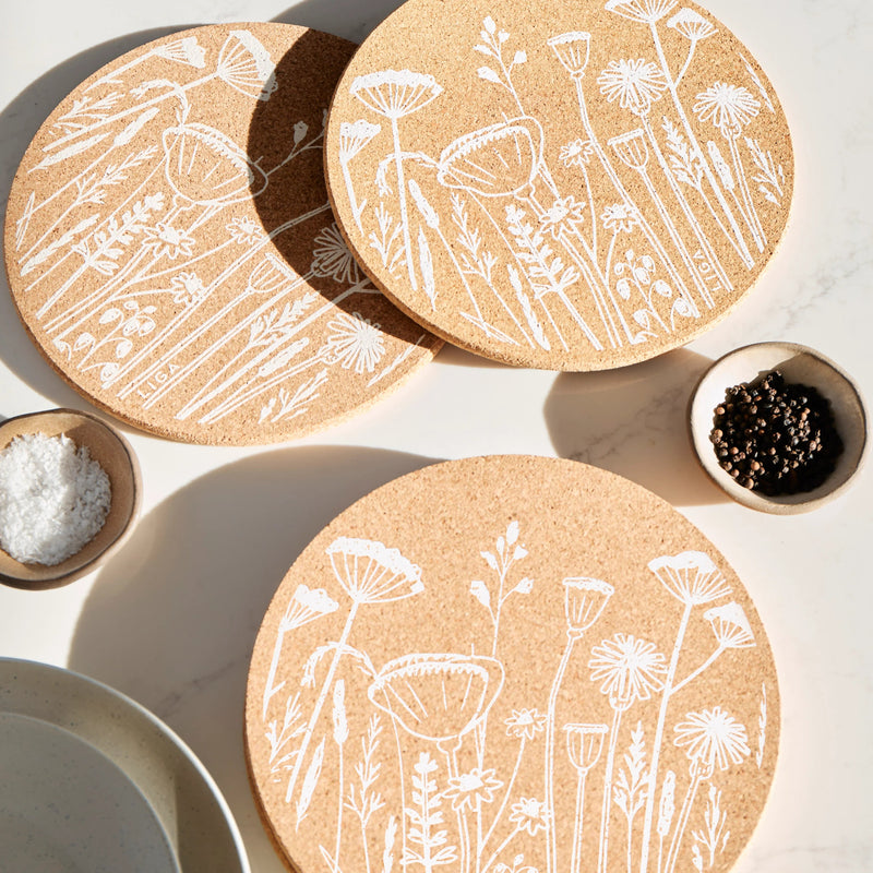 LIGA | Natural Block Cork Trivet