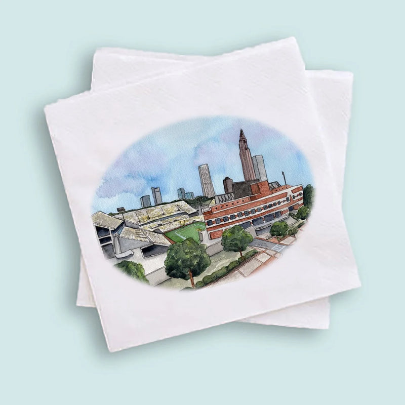 Grace Langdon Art | Georgia Tech Cocktail Napkins