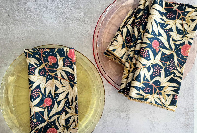 Dot and Army | Gooseberry Cloth Napkins