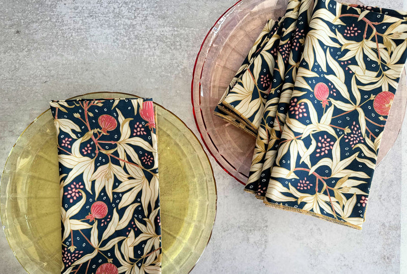 Dot and Army | Gooseberry Cloth Napkins