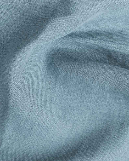 MagicLinen | Linen Placemats, Gray Blue, Set of 2