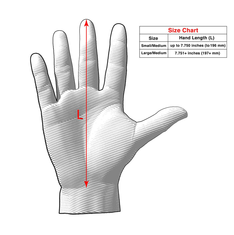 Close-up of a hand wearing WOW GEAR | GRIPmitt - Green, demonstrating its versatile use for safe and hygienic food handling in the kitchen.