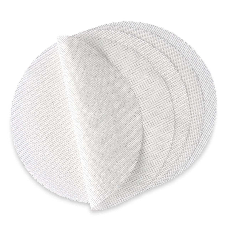 Helen's Asian Kitchen | Silicone Steamer Liners, stack of round, reusable nonstick liners for steamers. Perfect for mess-free cooking.