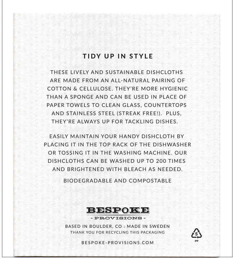 Bespoke Provisions | Sunflower Swedish Dishcloth