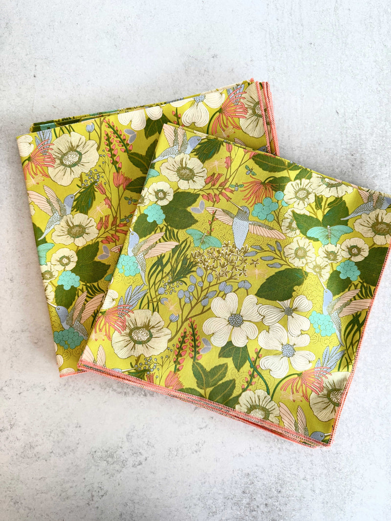 Dot and Army | Hummingbird Cloth Napkins
