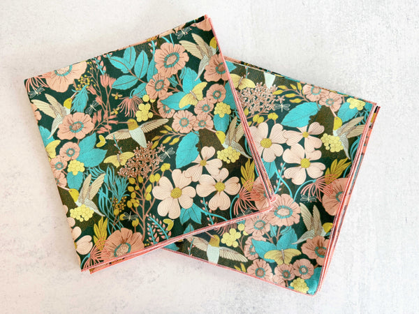 Dot and Army | Dragonfly Garden Cloth Napkins