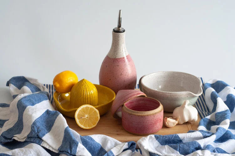 RachaelPots | Garlic Scraper, Light Blue