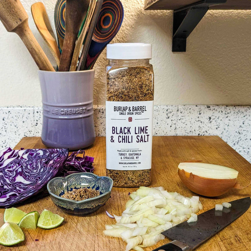 Burlap & Barrel | Black Lime & Chili Salt
