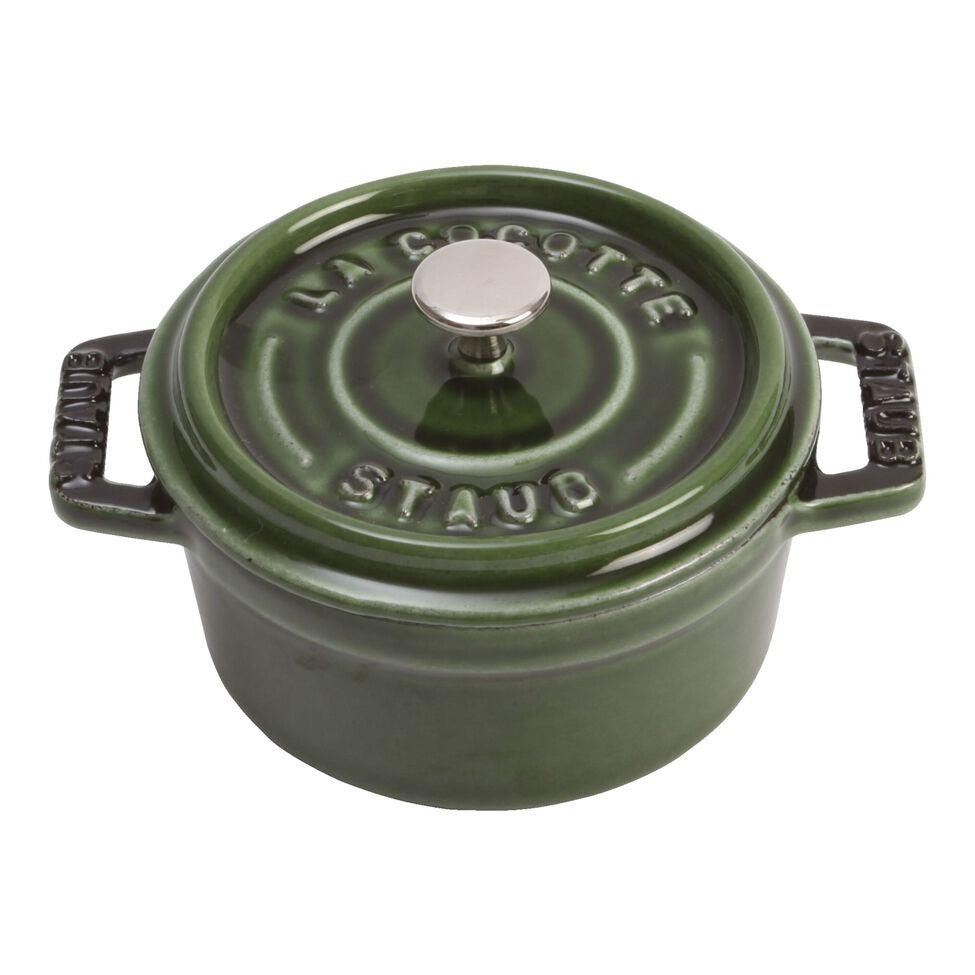 Staub | Mini Round Dutch Oven, Basil, 0.275 QT. — Athens Cooks