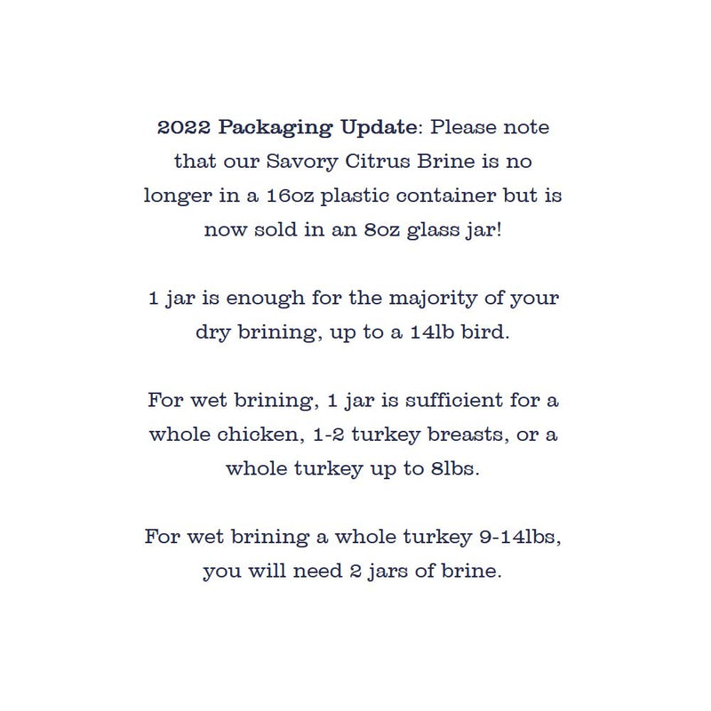 Jacobsen Salt Co. | Savory Citrus Brine