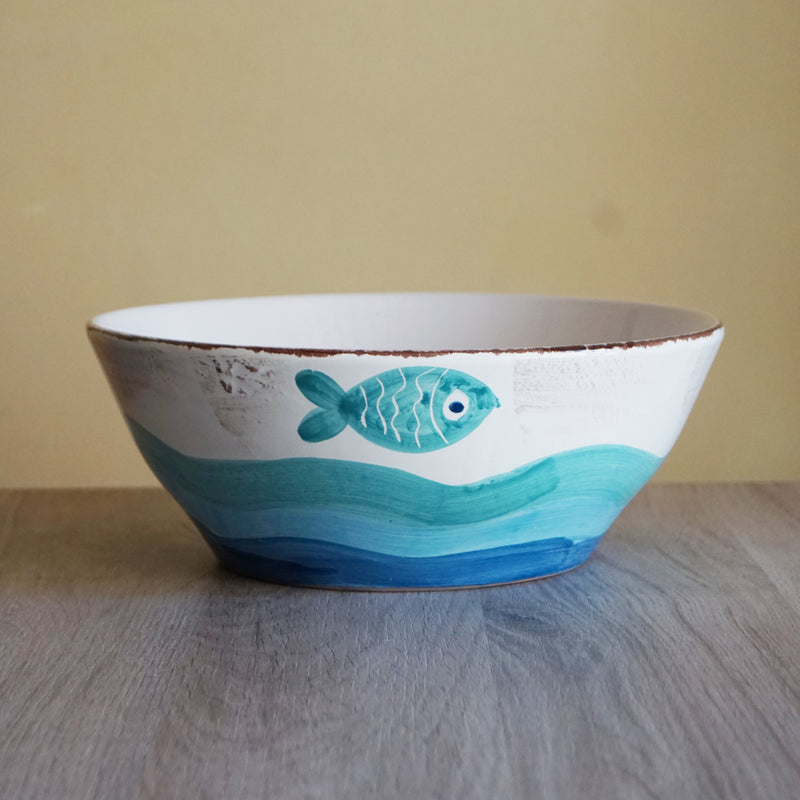 La Gabbianella | LUCCA, Serving Bowl, Olive Green