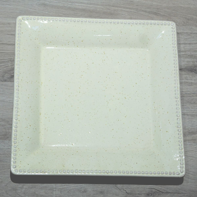 La Gabbianella | Lucca, Round Platter, Olive Green