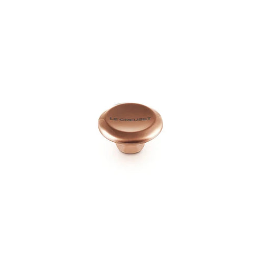 Le Creuset | Stainless Steel Knob, Larger, Copper: A round, copper-toned knob designed for replacing the center handle on Le Creuset pot or Dutch oven lids.