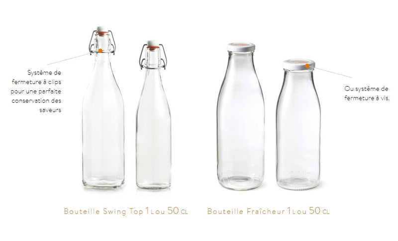 Le Parfait | French Glass Swing Top Bottle, 1L (32 oz)