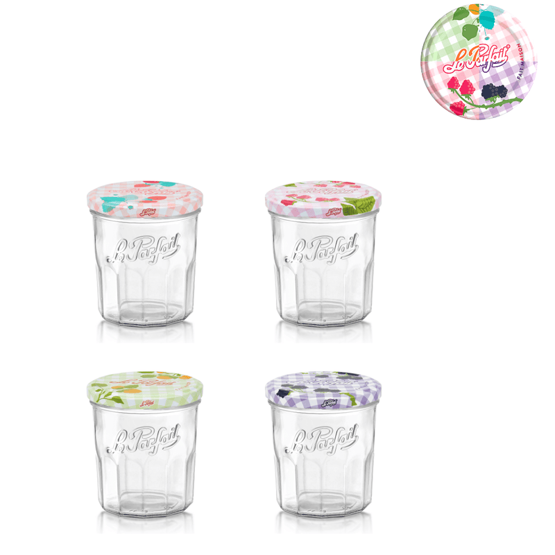 Le Parfait | Faceted French Jam Jar, 324ml (11oz)