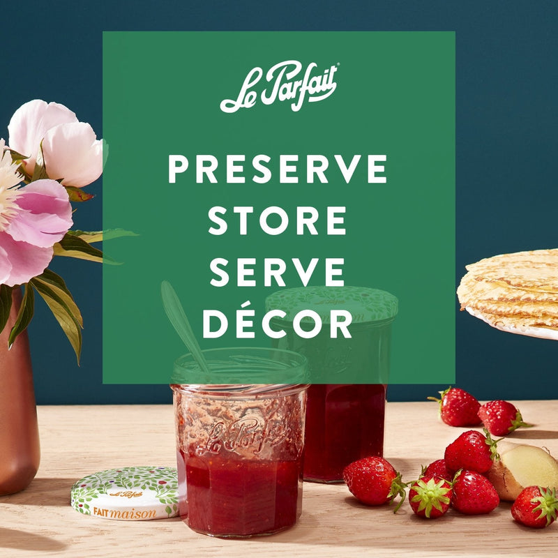 Le Parfait | Faceted French Jam Jar, 385ml (13oz)