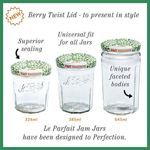Le Parfait | Faceted French Jam Jar, 385ml (13oz)