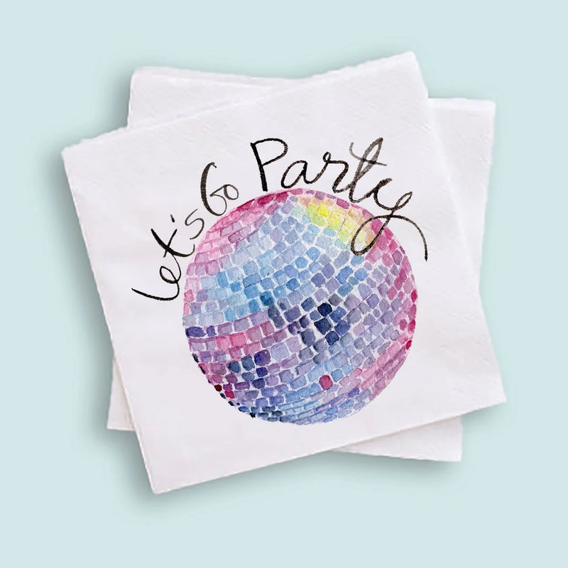 Grace Langdon Art | Happy Birthday Cocktail Napkins