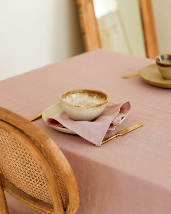 Magic Linen | Set of 2 Linen Napkins Woodrose