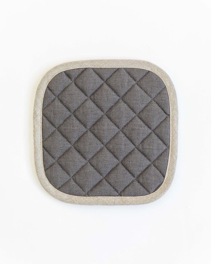 MagicLinen | Linen pot-holder in Charcoal gray