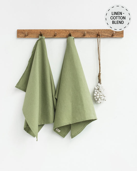 MagicLinen | Linen-Cotton Blend Tea Towels | Set of 2
