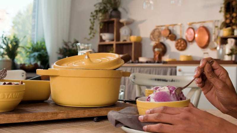 Staub | Cast Iron Square Grill Pan - Citron