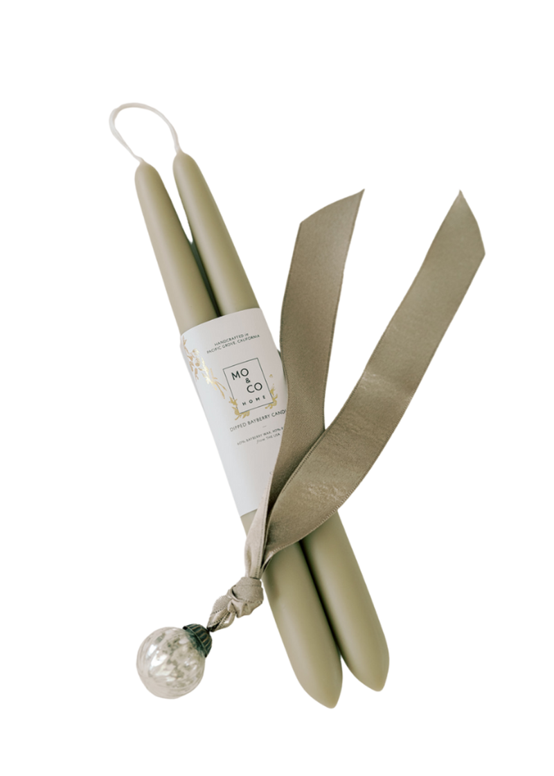 Mo&Co | Limited Edition! Bayberry Dipped Taper Candles