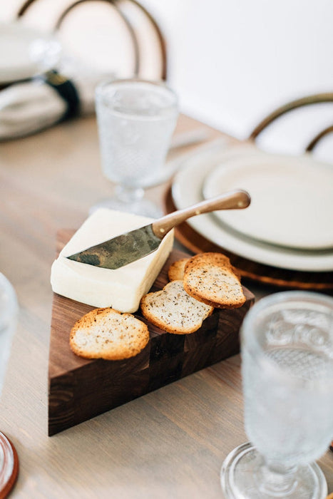 Millstream Home | The Cheese Block with Hand-Forged Knife