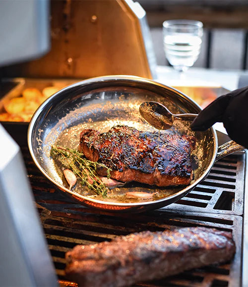 Hestan | NanoBond Cookware, 5qt Dutch Oven + Dome Lid