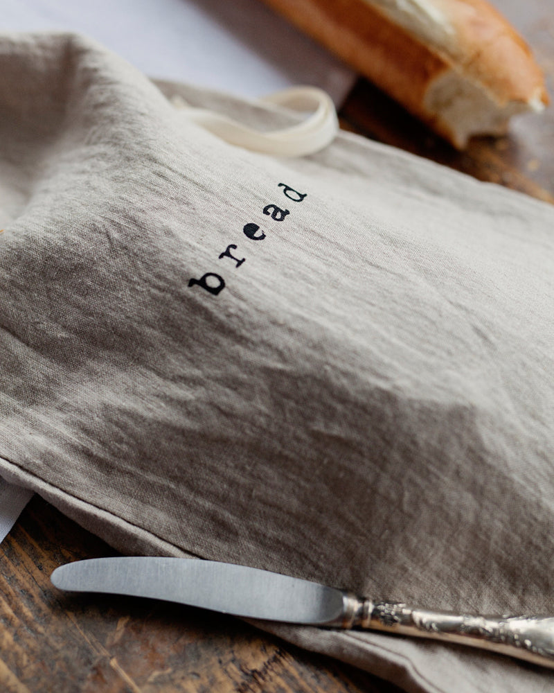 MagicLinen | Printed linen bread bag