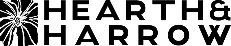 Hearth and Harrow | Organic Cotton Dandelion Tea Towel - Green - Botanical Print