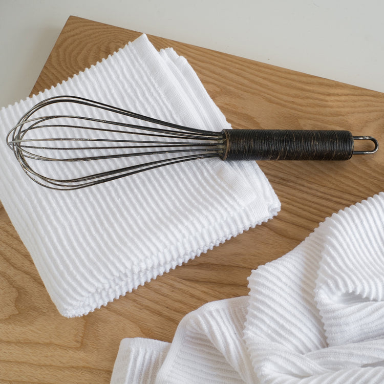 Danica | Ripple Dishtowel, White