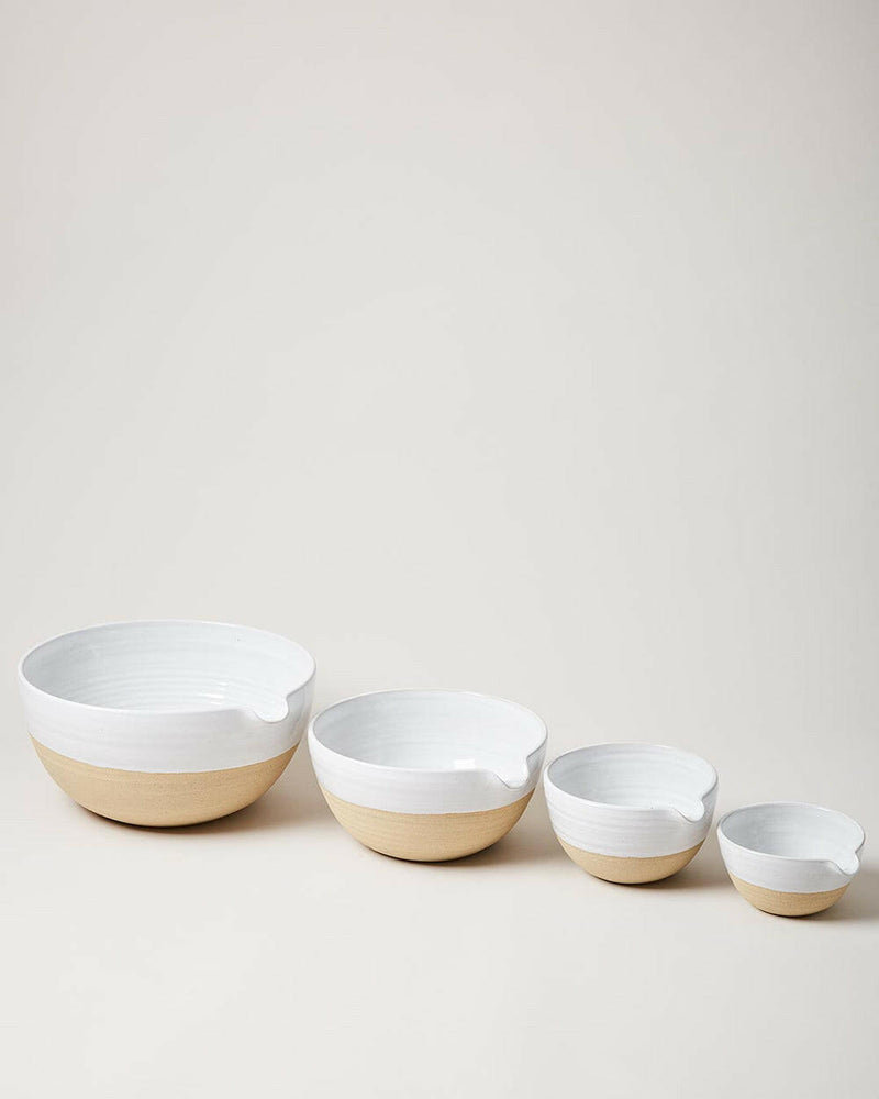 Farmhouse Pottery |  Set of 4 Pantry Bowls.