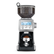 Breville Smart Grinder Pro with digital controls, clear bean hopper, and portafilter, perfect for versatile brewing. Ideal for Athens Cooks' curated kitchen collection.