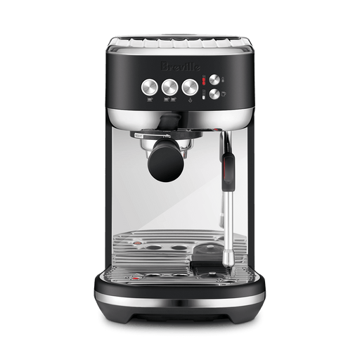 Breville | Bambino Plus espresso maker with portafilter, steam wand, and control panel, offering professional-grade brewing for Athens Cooks' curated kitchen experience.