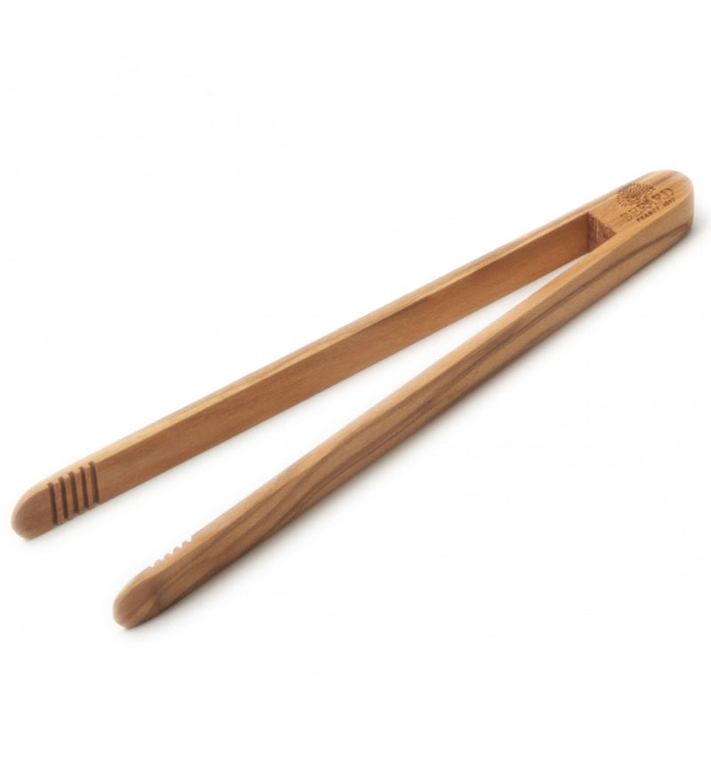Browne | Olivewood Tongs - 25 cm