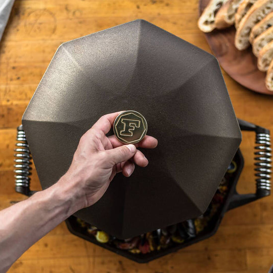 FINEX | 14" Cast Iron Skillet with Lid