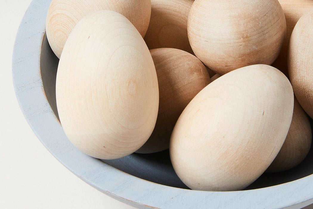 Farmhouse Pottery | Farmhouse Wooden Eggs - Dozen