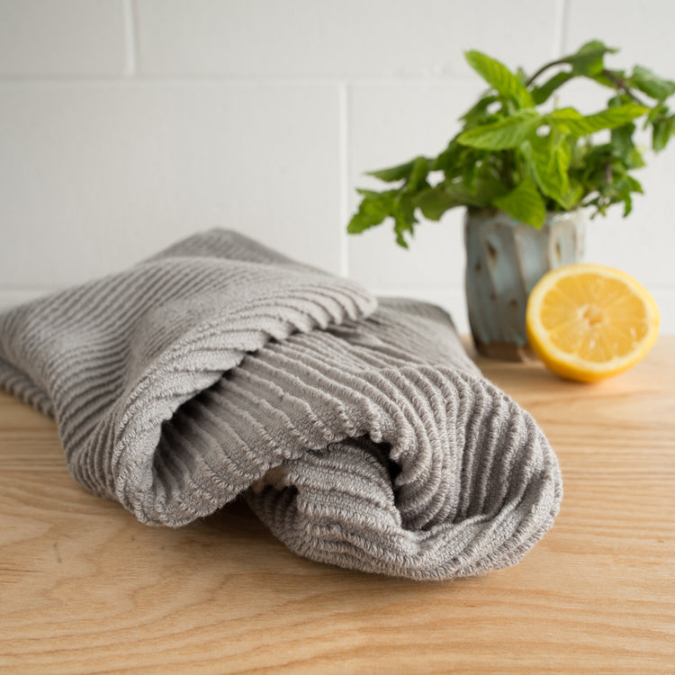 Danica | Ripple Dishtowel, London Gray