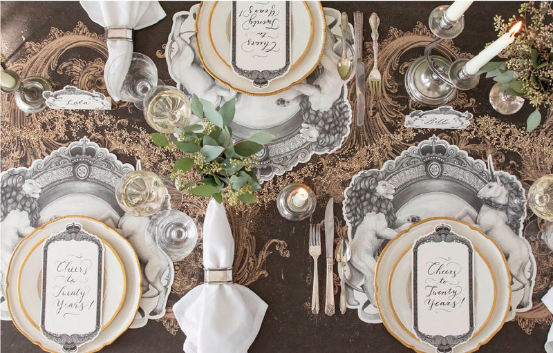 Hester & Cook | Classic Gold Banner Table Accent