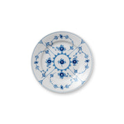 Royal Copenhagen | Blue Fluted Plain Plate, 17cm, showcasing a classic blue-on-white floral pattern, ideal for desserts or small dishes, highlighting timeless elegance and craftsmanship.