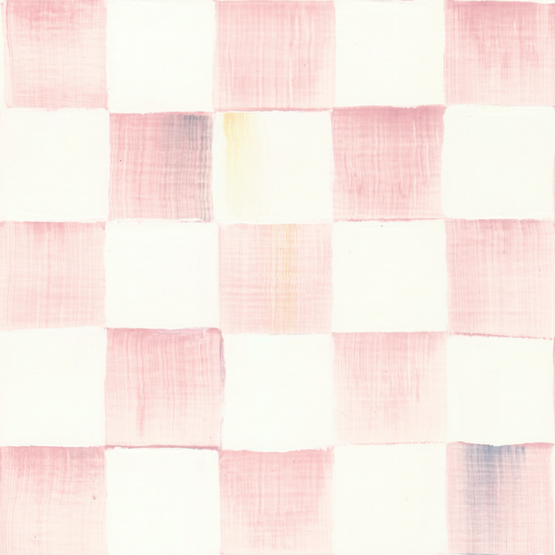 MacKenzie-Childs | Cookie Jar with Sterling Check Lid