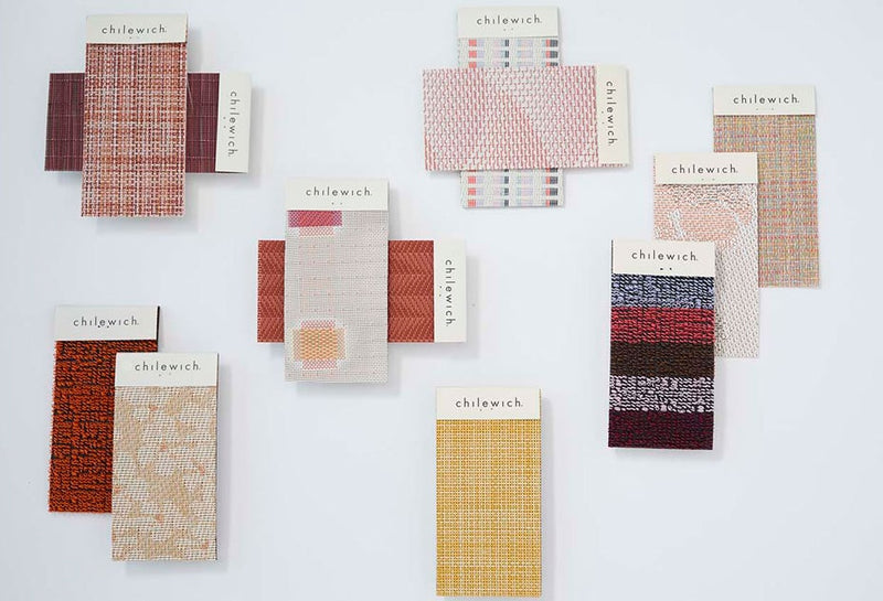 Chilewich | Bolt Stripe Shag Mats, Honey, 2' x 3'