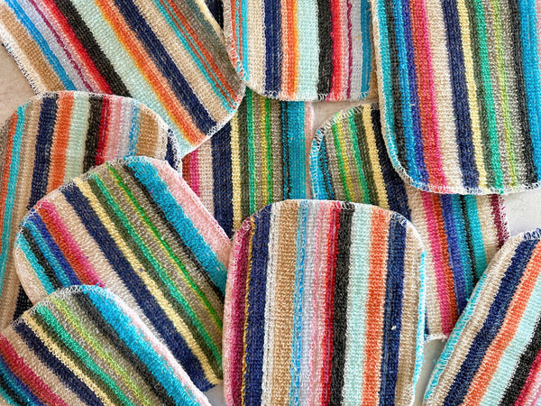 Dot and Army | Stripe and Check Bread Makers Set, Papaya