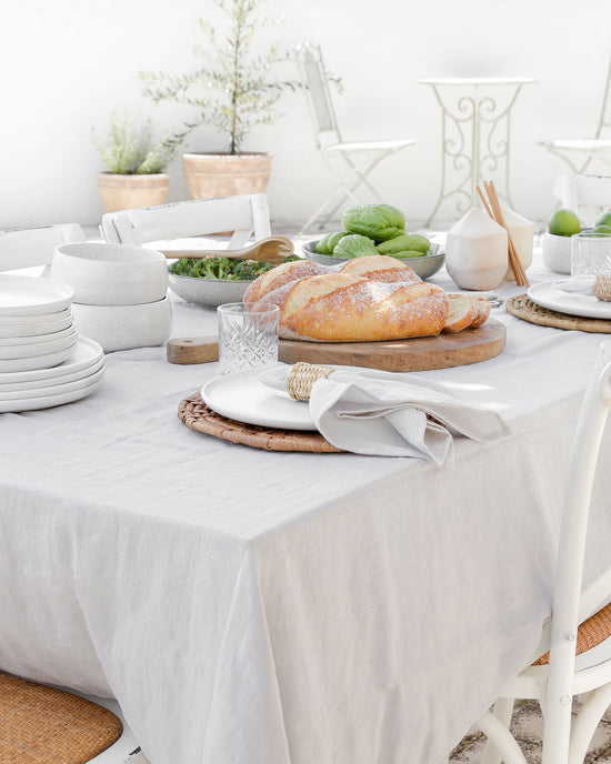 Magic Linen | Set of 2 Linen Napkins Light Gray