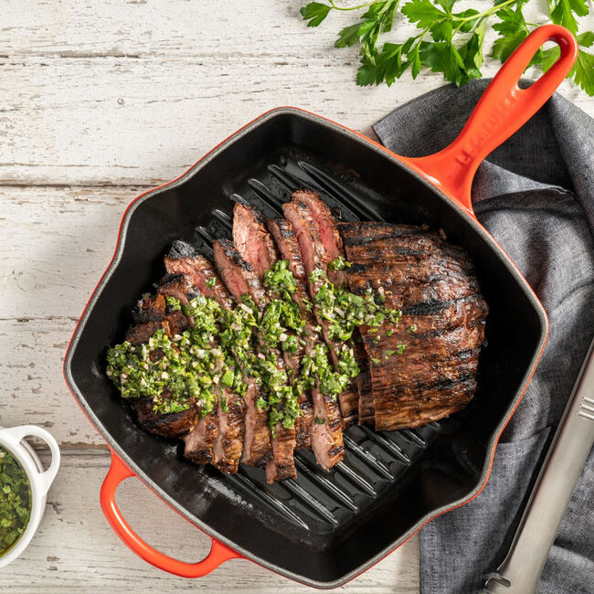 Le Creuset Signature Square Skillet Grill - Thumbnail 5