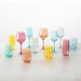 Shatterproof Tritan Outdoor Multi-Colored Wine Glasses.